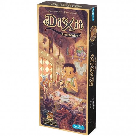 Caja y cartas de la expansión Dixit Harmonies