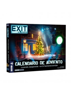 Boîte du calendrier de l'Avent Exit avec sapin de Noël