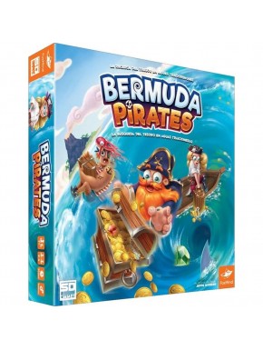 Boîte et plateau du jeu de société Bermuda Pirates