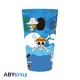 Grand verre ABYstyle One Piece avec crânes pirates