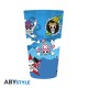 Grand verre ABYstyle One Piece avec crânes pirates