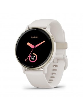 Montre Garmin Vívoactive 5 en Ivoire/Or Crème avec écran AMOLED