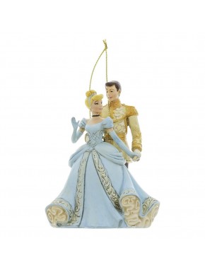 Ornement de Noël Enesco de Cendrillon et Prince