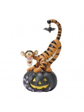 Figurine de Tigrou sur citrouille d'Halloween