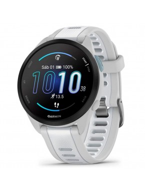 Montre connectée Garmin Forerunner 165 Music blanche avec écran AMOLED