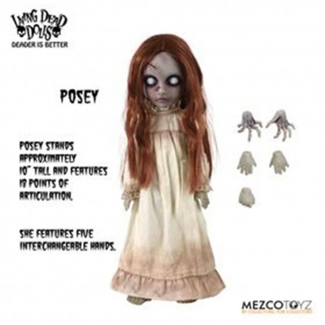 Figurine Posey Living Dead Dolls avec robe et accessoires