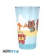 Verre Animal Crossing avec personnages de plage