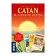 Boîte du jeu de cartes Catane avec paysage au coucher du soleil