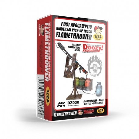 Lance-flammes et bouteilles de gaz 1/24 de Doozy