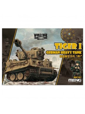 Caricatura del tanque Tiger I alemán de Meng
