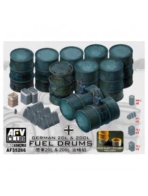 Fûts de carburant allemands à l'échelle 1/35