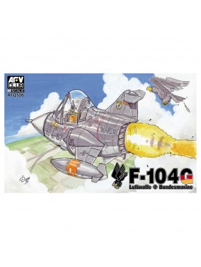 Ilustración del F-104 Starfighter Luftwaffe Egg Plane