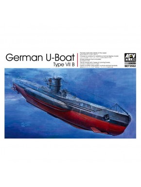 Submarino Tipo VII B escala 1/350 de AFV Club