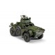 Modèle de Jeep Willys avec canon 6pdr d'Airfix