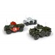 Modèle de Jeep Willys avec canon 6pdr d'Airfix