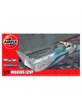 Modelo em escala 1:72 do Higgins LCVP com opções de librea
