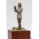 Figura de Piloto RFC 1/32 em resina sobre base de madeira