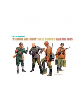 Figuras 1/35 soldados Eixo Balcãs 1943