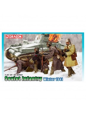 Figura 1/35 de infantaria soviética inverno 1941