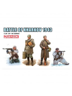 Modelos de figuras Batalha de Kharkov 1943 Dragon