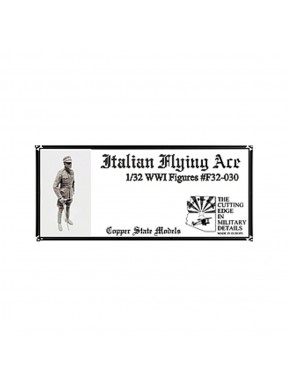 Figure de l'As Volant Italien WWI 1/32 en résine