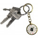 Metal key ring Alice in Wonderland Watch Rabbit