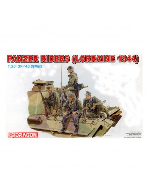 Kit de figuras 1/35 Panzer Riders Lorraine 1944 da Dragon