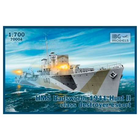 Maquete HMS Badsworth 1941 Classe Hunt II 1/700