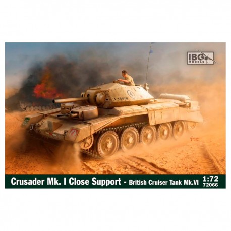 Modèle char Crusader Mk. I Close Support 1/72