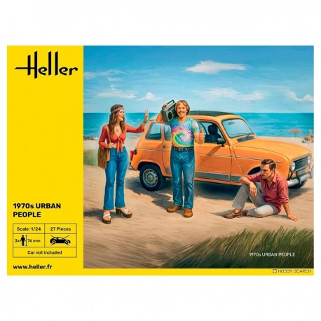 Ensemble de figurines urbaines des années 70 Heller