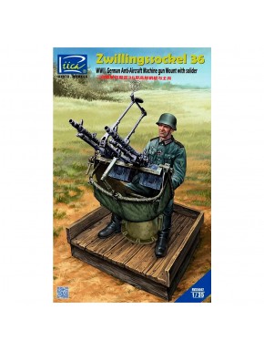 Modèle anti-aérien Zwillingssockel 36 Riich Models