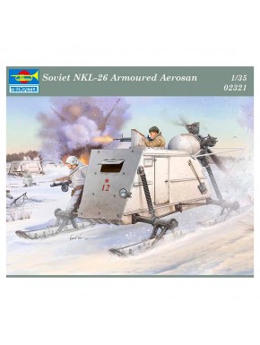 Modelo Soviet NKL-26 Armored Aerosan da Trumpeter