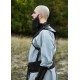 Collier d'armure en cuir noir Balor