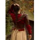 Armure d'épaule LARP en cuir marron