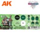 Set de couleurs Wargame pour gemmes vertes