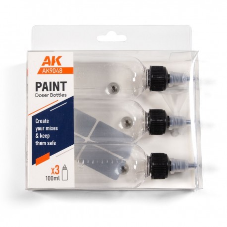 flacons doseurs de peinture 100ml