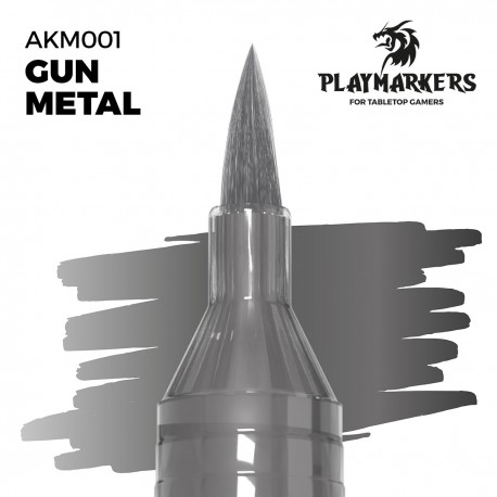 Marcador de tinta acrílica Playmarker Gun Metal