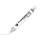 Marqueur de peinture acrylique blanc Playmarker avec pointe pinceau