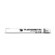 Marqueur de peinture acrylique blanc Playmarker avec pointe pinceau