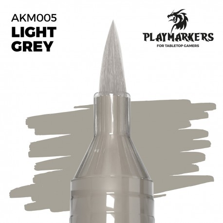 Marcador de tinta acrílica cinza claro Playmarker