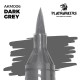 Marcador Playmarker Cinza Escuro de tinta acrílica