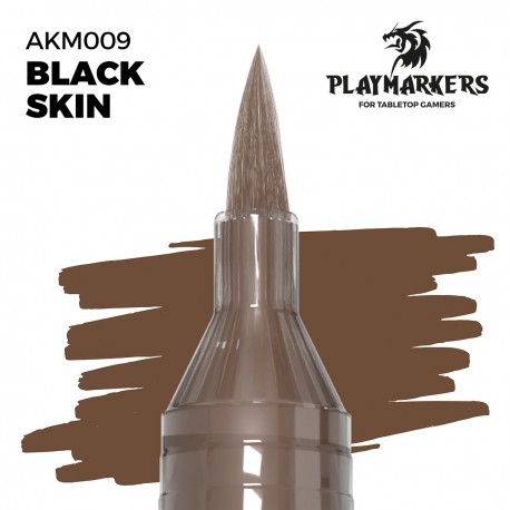 Marcador Playmarker Black Skin com ponta de pincel