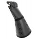 Gantelet en cuir noir pour main droite