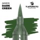 Marcador de tinta acrílica verde escuro Playmarker