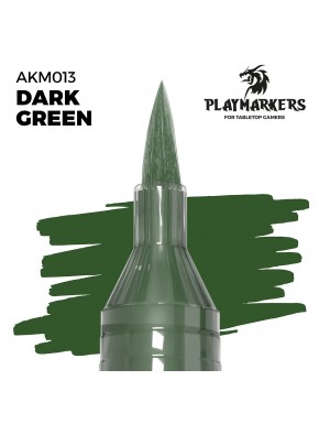 Marqueur de peinture acrylique vert foncé Playmarker