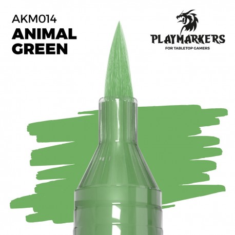 Marqueur de peinture acrylique Animal Green Playmarker
