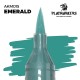 Marqueur de peinture acrylique vert émeraude avec pointe pinceau