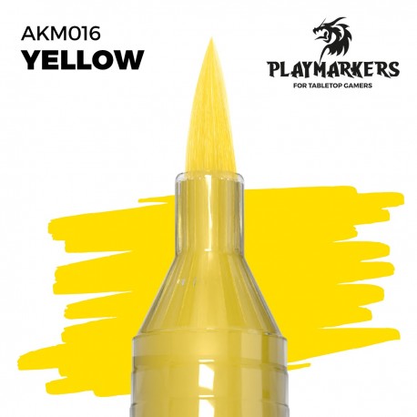 Marqueur de peinture acrylique jaune Playmarkers