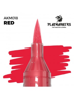 Marqueur rouge Playmarker de peinture acrylique