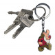 Metal key ring Dwarf Grumpy snow White Disney